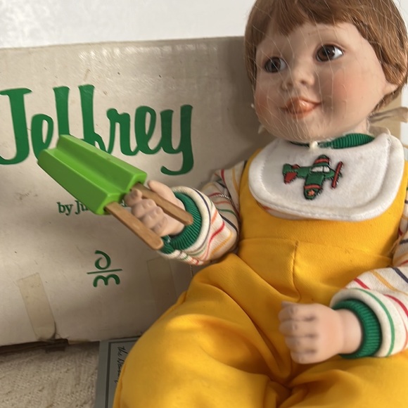 Jeffrey by Judy Belle Porcelain Doll New in Box - Danbury Mint - Picture 3 of 10